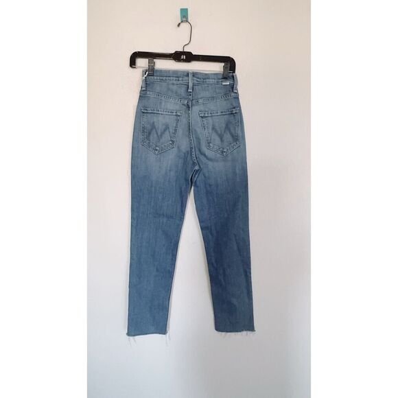 Mother High Waisted Rider Ankle Step Fray jeans Loafers And Lassos 24” - Picture 9 of 10